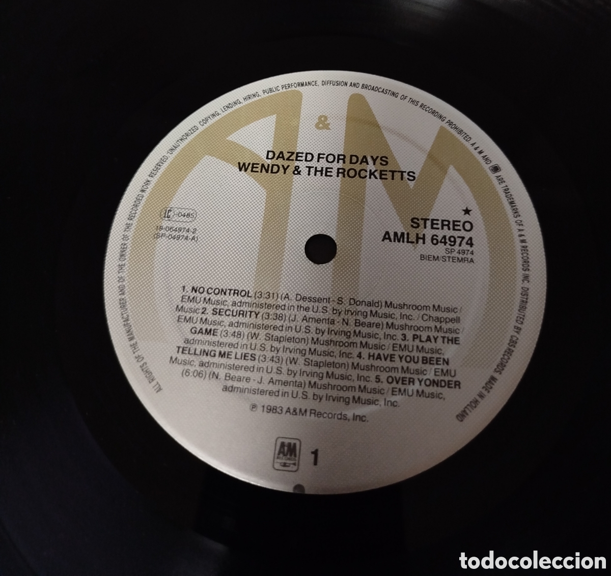 Discos de vinilo: Wendy & The Rocketts - Dazed for Days - Foto 3