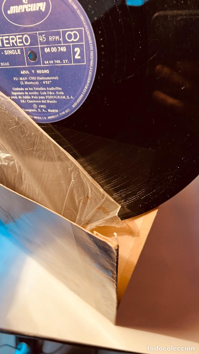 Discos de vinilo: Maxisingle azul y negro la noche - Foto 5