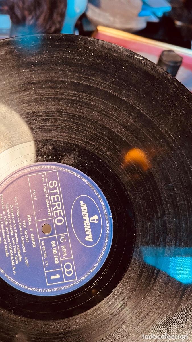 Discos de vinilo: Maxisingle azul y negro la noche - Foto 8