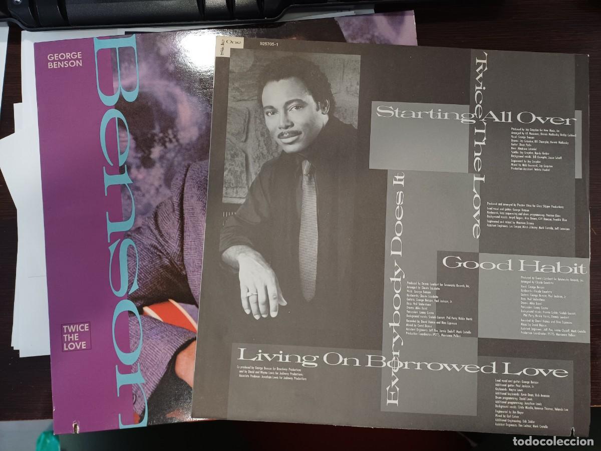 Discos de vinilo: GEORGE BENSON: TWICE THE LOVE - Foto 4
