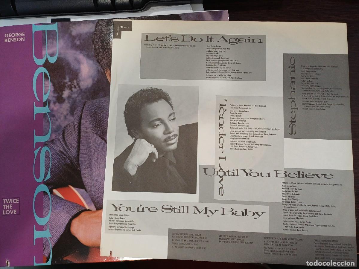 Discos de vinilo: GEORGE BENSON: TWICE THE LOVE - Foto 5