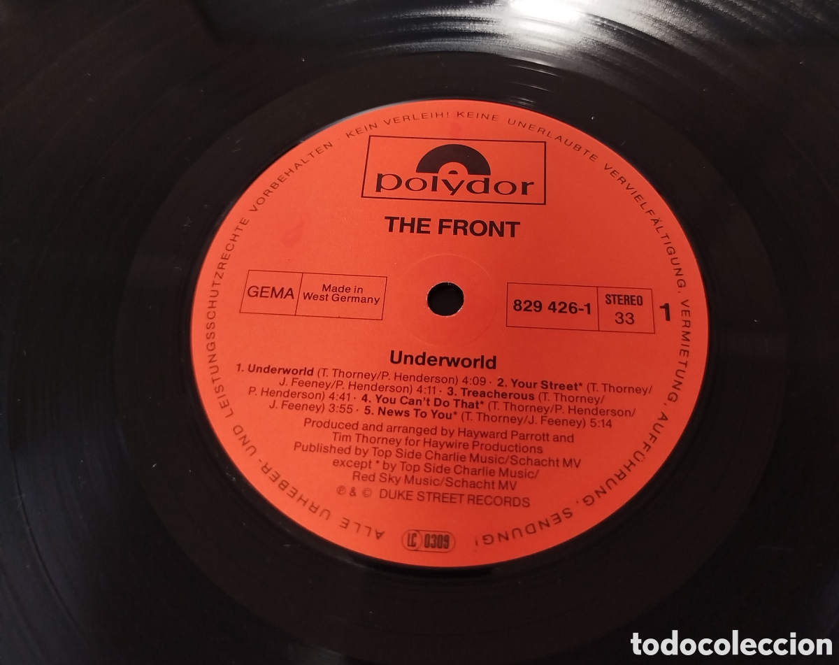 Discos de vinilo: The front - underworld - Foto 3