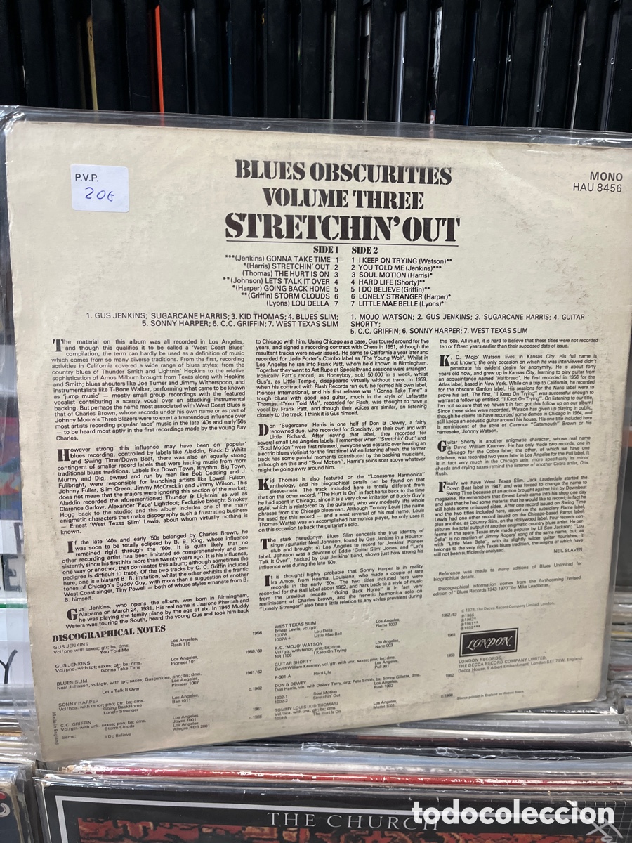 Discos de vinilo: blues obscurities volume three stretchin out - Foto 2