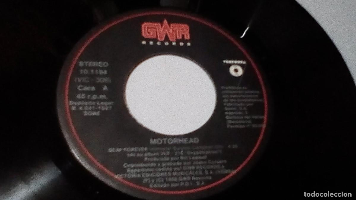 Discos de vinilo: Mot&ouml;rhead &lrm;&ndash; Deaf Forever . Spain 7&rdquo; - Foto 3