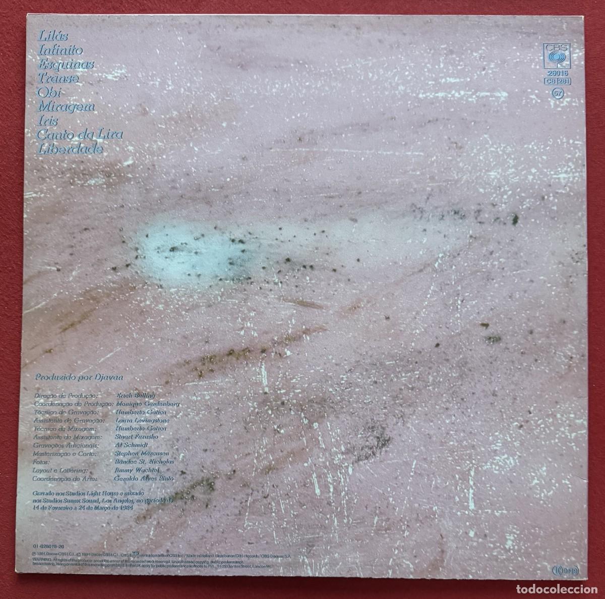 Discos de vinilo: djavan luz 33t lilas ex ex - Foto 3