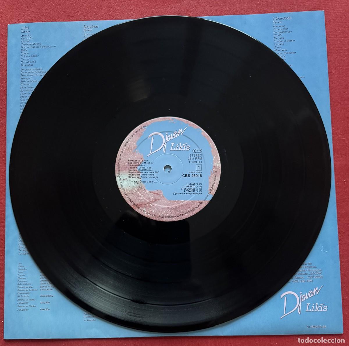 Discos de vinilo: djavan luz 33t lilas ex ex - Foto 5