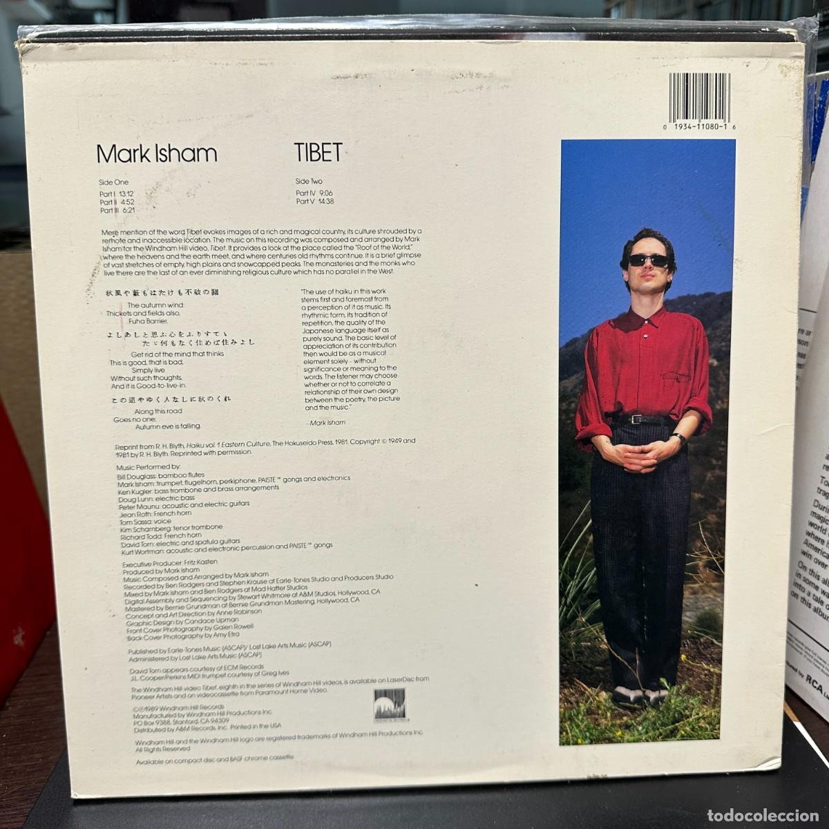 Discos de vinilo: Mark Isham - Tibet (LP) - Foto 2