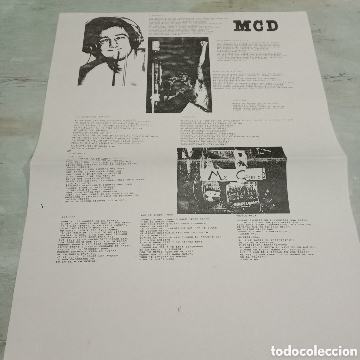 Discos de vinilo: MCD - JODETE - LP BASATI DISKAK - Foto 4
