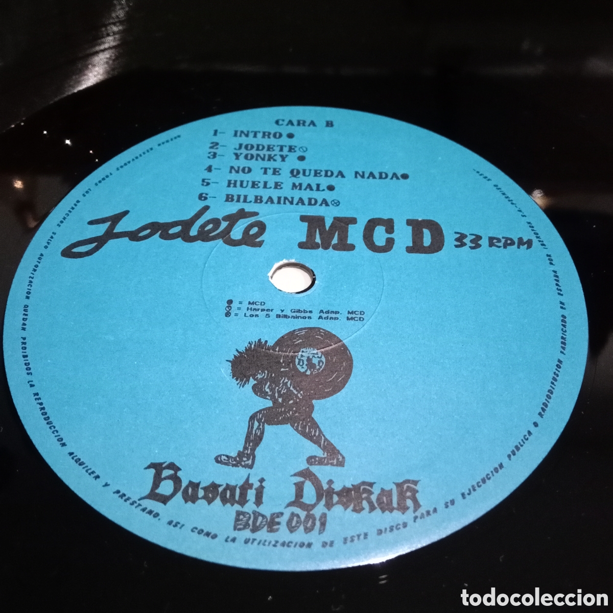 Discos de vinilo: MCD - JODETE - LP BASATI DISKAK - Foto 6