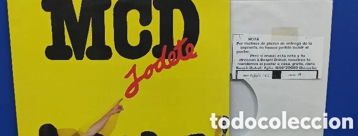 Discos de vinilo: MCD - JODETE - LP BASATI DISKAK - Foto 7