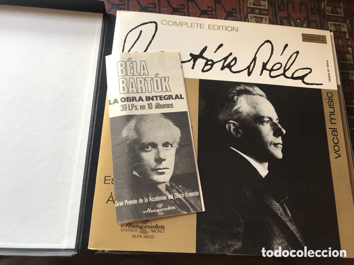 Discos de vinilo: B&eacute;la Bart&oacute;k. Vocal music. Hungaroton - Foto 3