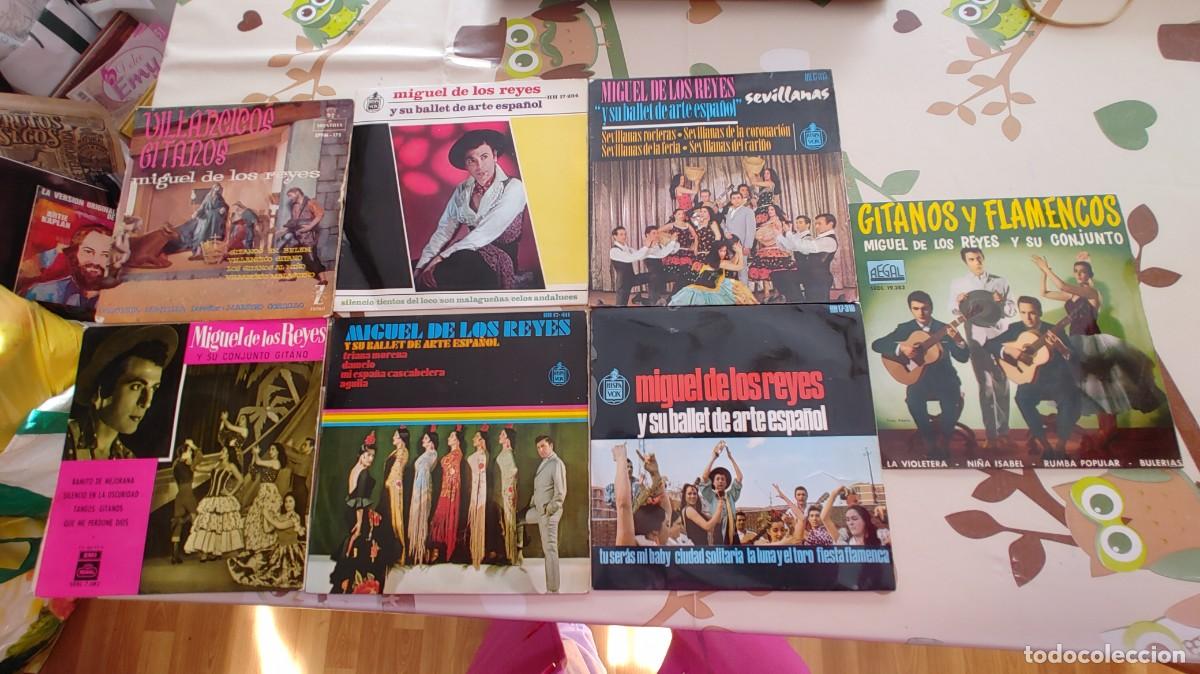 Discos de vinilo: MIGUEL DE LOS REYES-LOTE DE 7 EPS - Foto 1