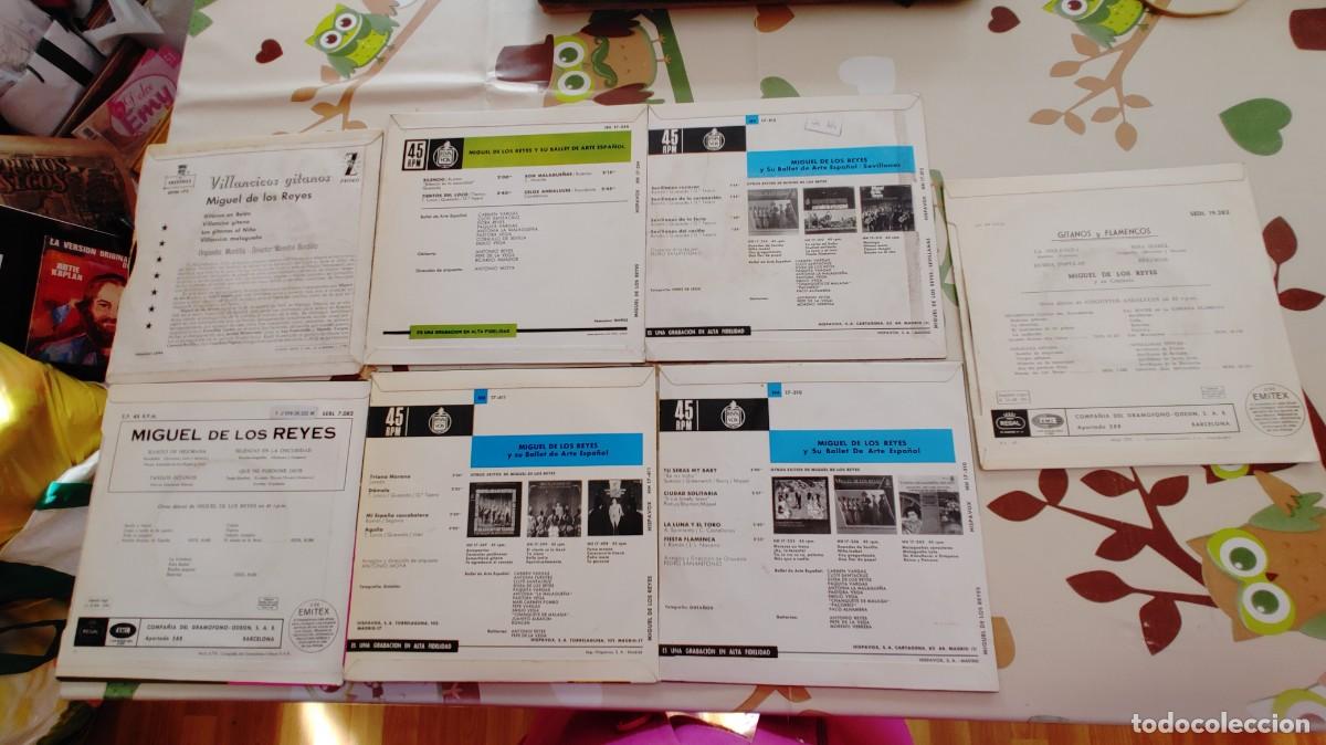 Discos de vinilo: MIGUEL DE LOS REYES-LOTE DE 7 EPS - Foto 2