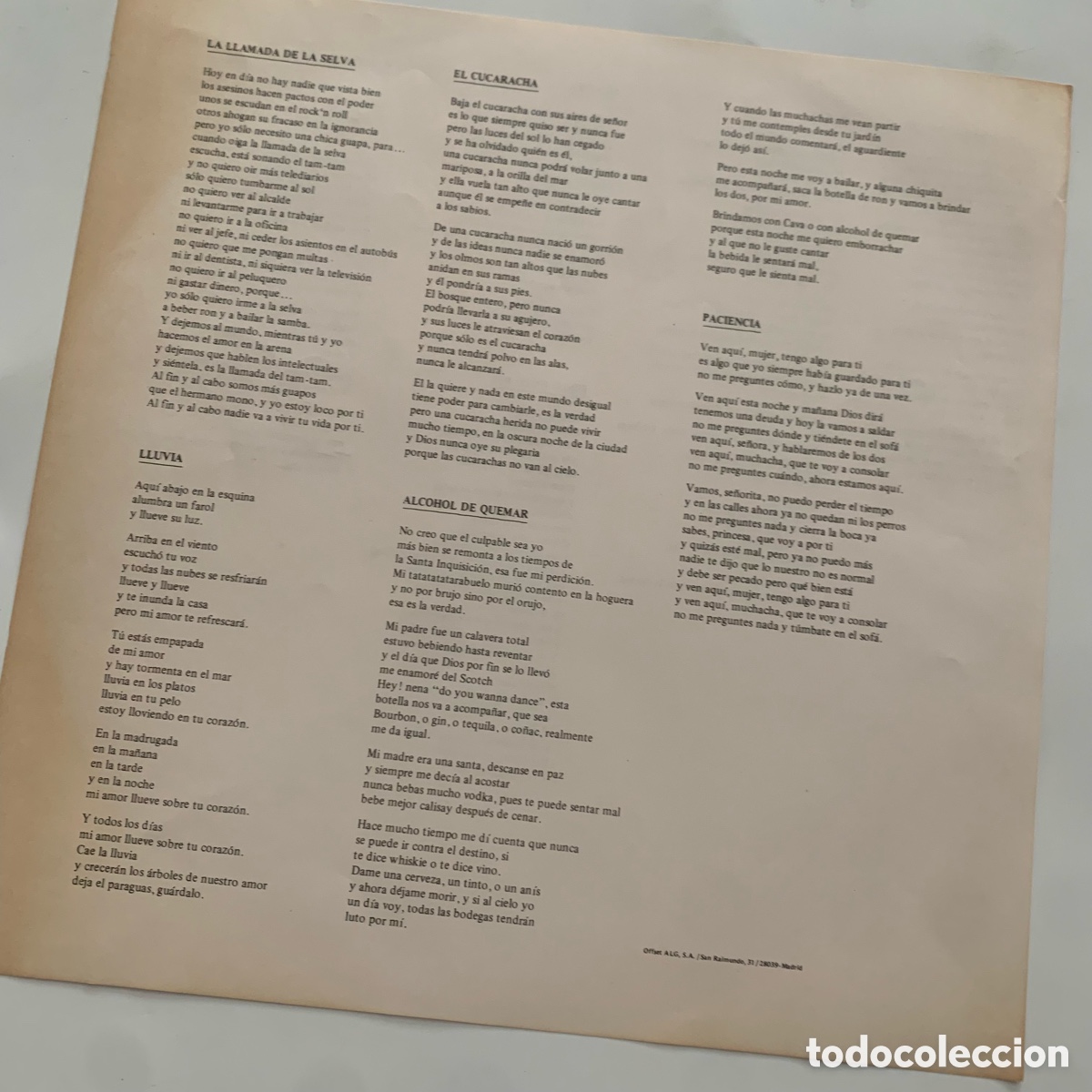 Discos de vinilo: lp Serie B &lrm;&ndash; La Llamada De La Selva de 1988 - Foto 3