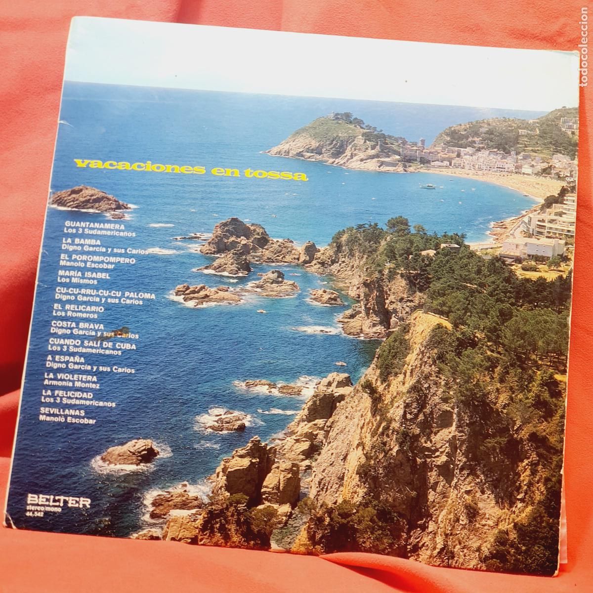 Disques de vinyle: LP-VACACIONES EN TOSSA-BELTER-VER FOTOGRAF&Iacute;AS PARA DATOS-EXCELENTE.