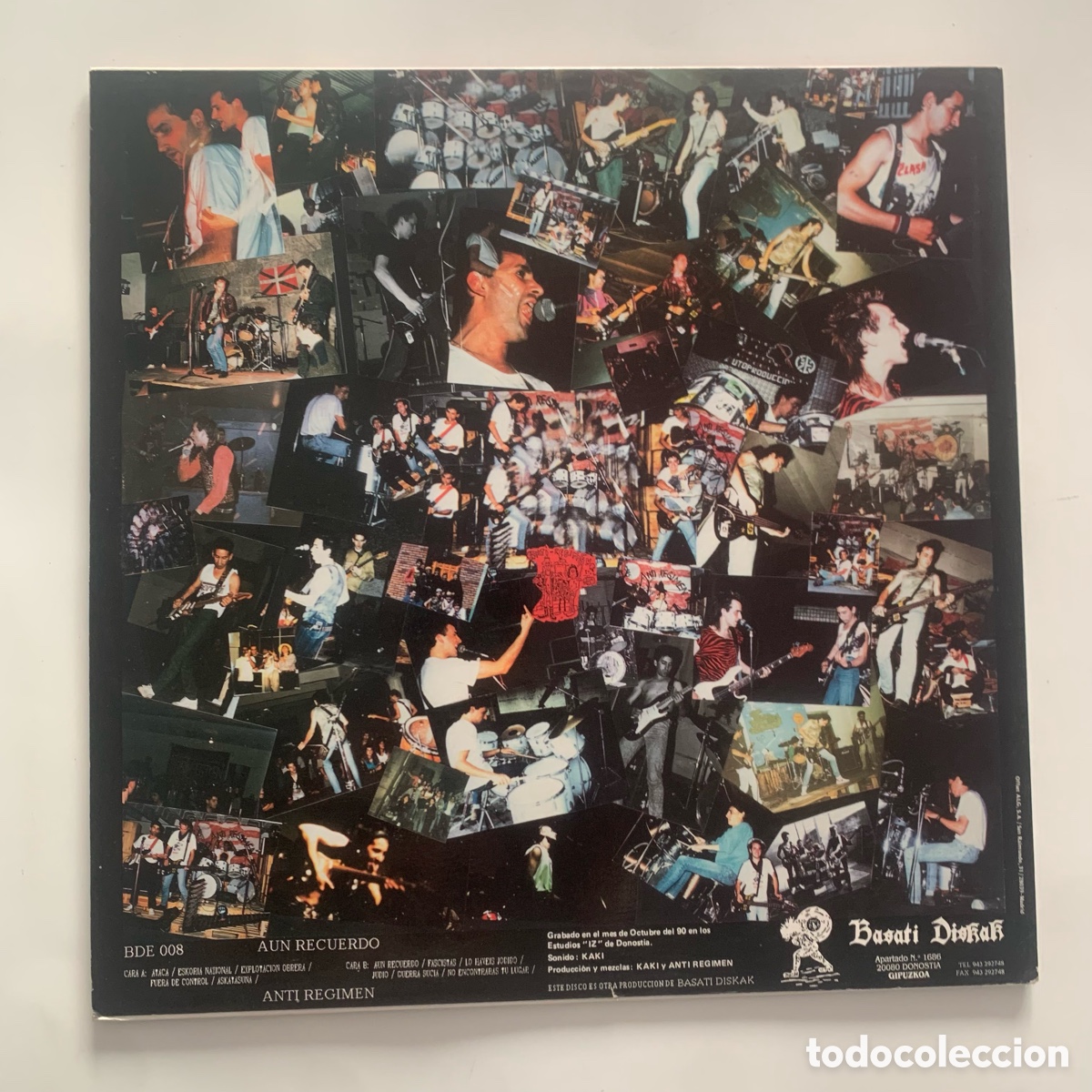 Discos de vinilo: lp Anti Regimen A&uacute;n Recuerdo de 1990 - Foto 2