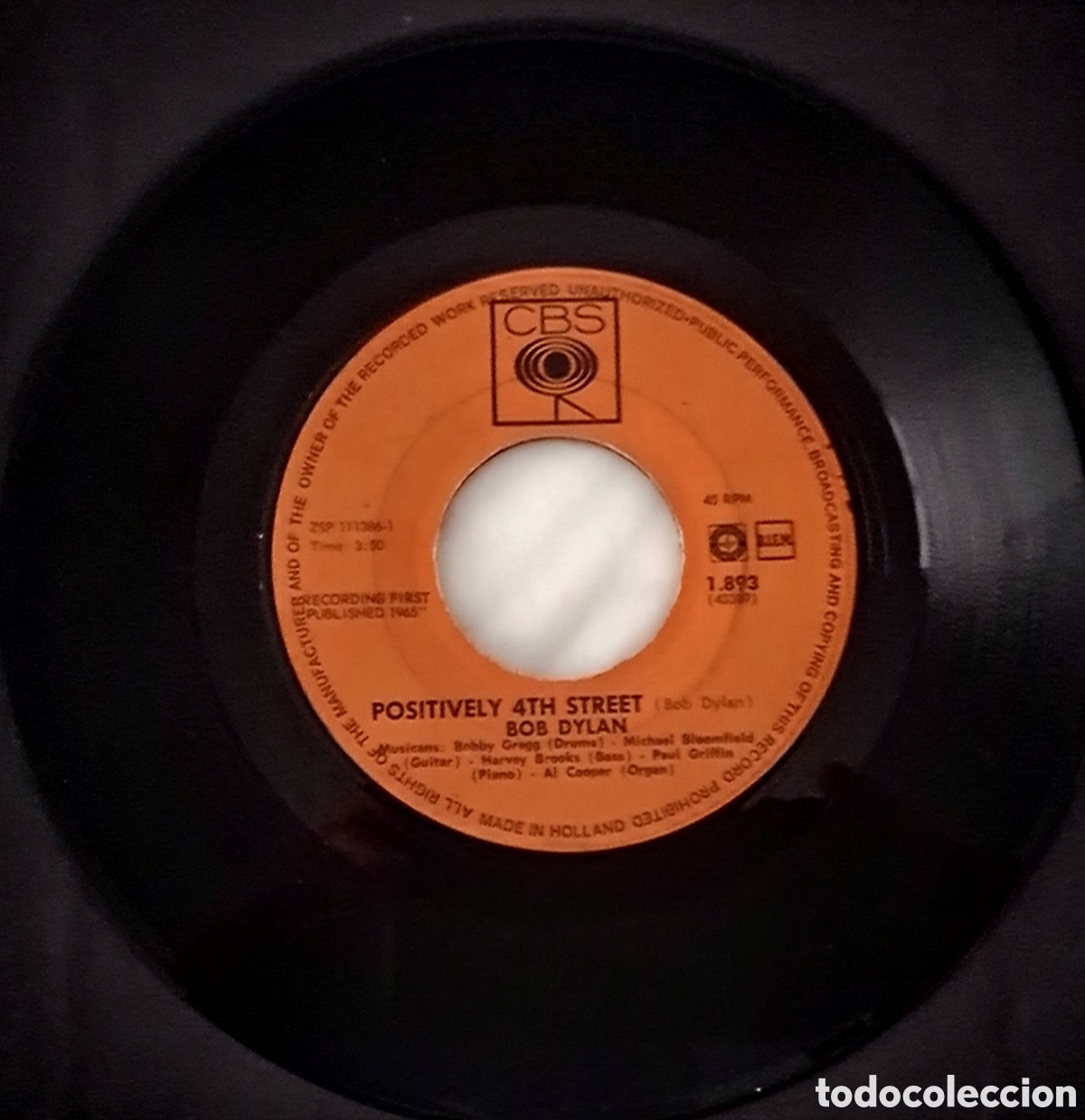 Discos de vinilo: BOB DYLAN - lote de 2 discos de vinilo single - Foto 6