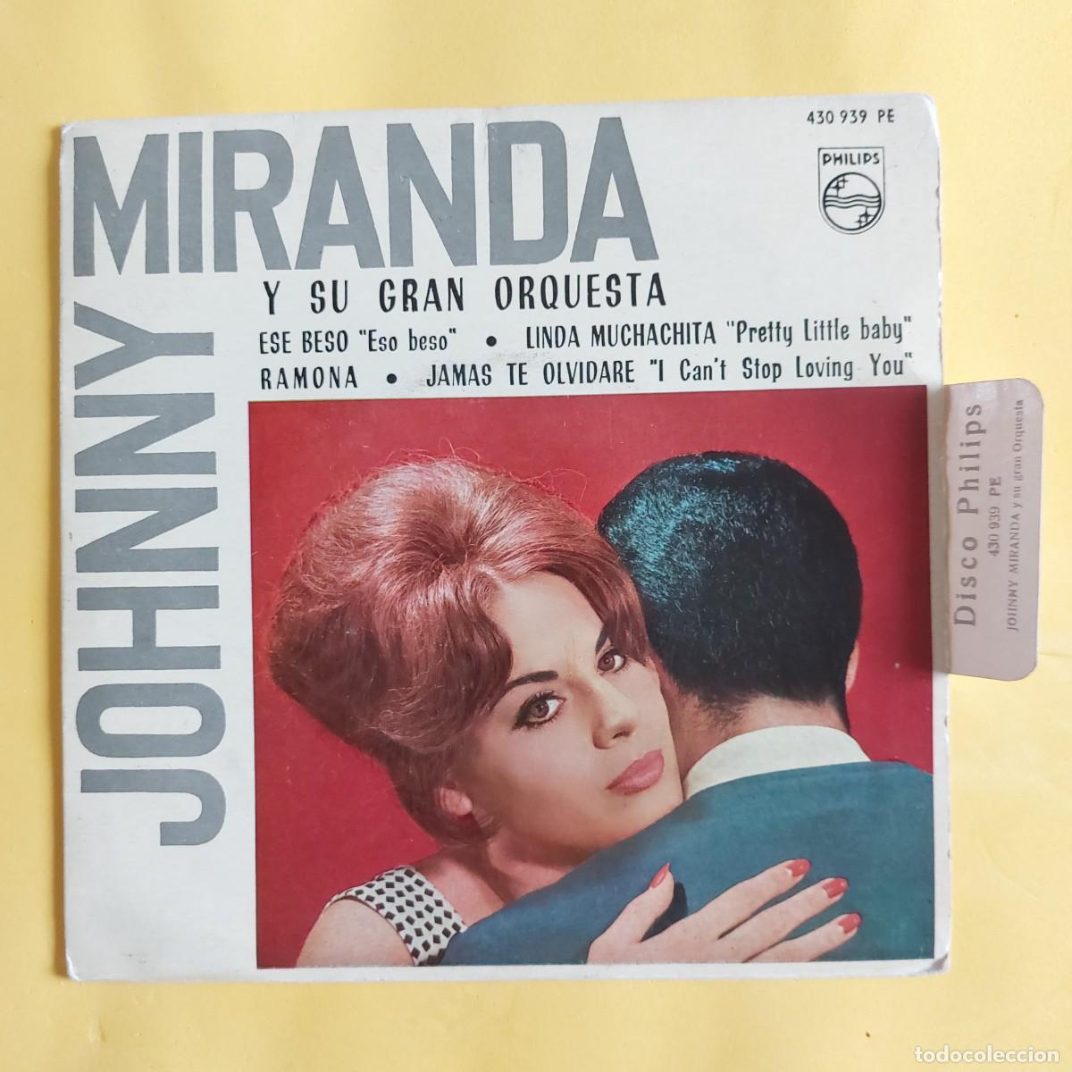 Discos de vinilo: EP * JOHNNY MIRANDA * ESE BESO - Foto 1