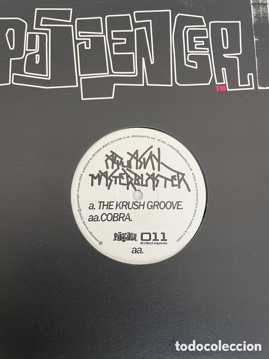 Discos de vinilo: Aquasky vs Masterblaster - Cobra - Foto 1