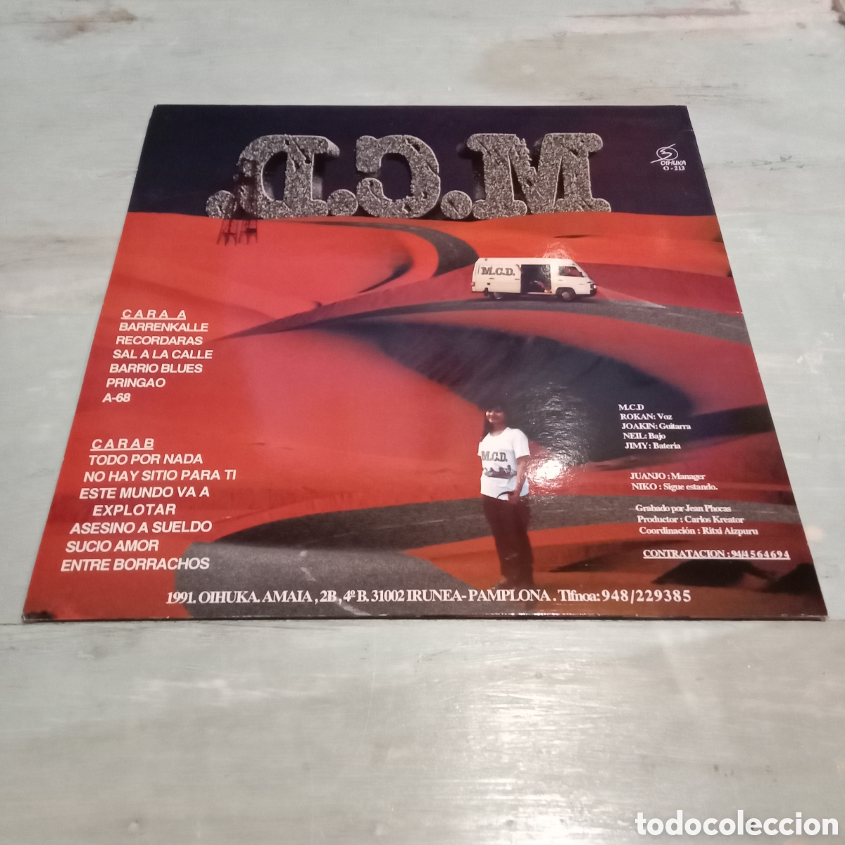 Discos de vinilo: MCD - DE NINGUN SITIO A NINGUNA PARTE - LP - Foto 2