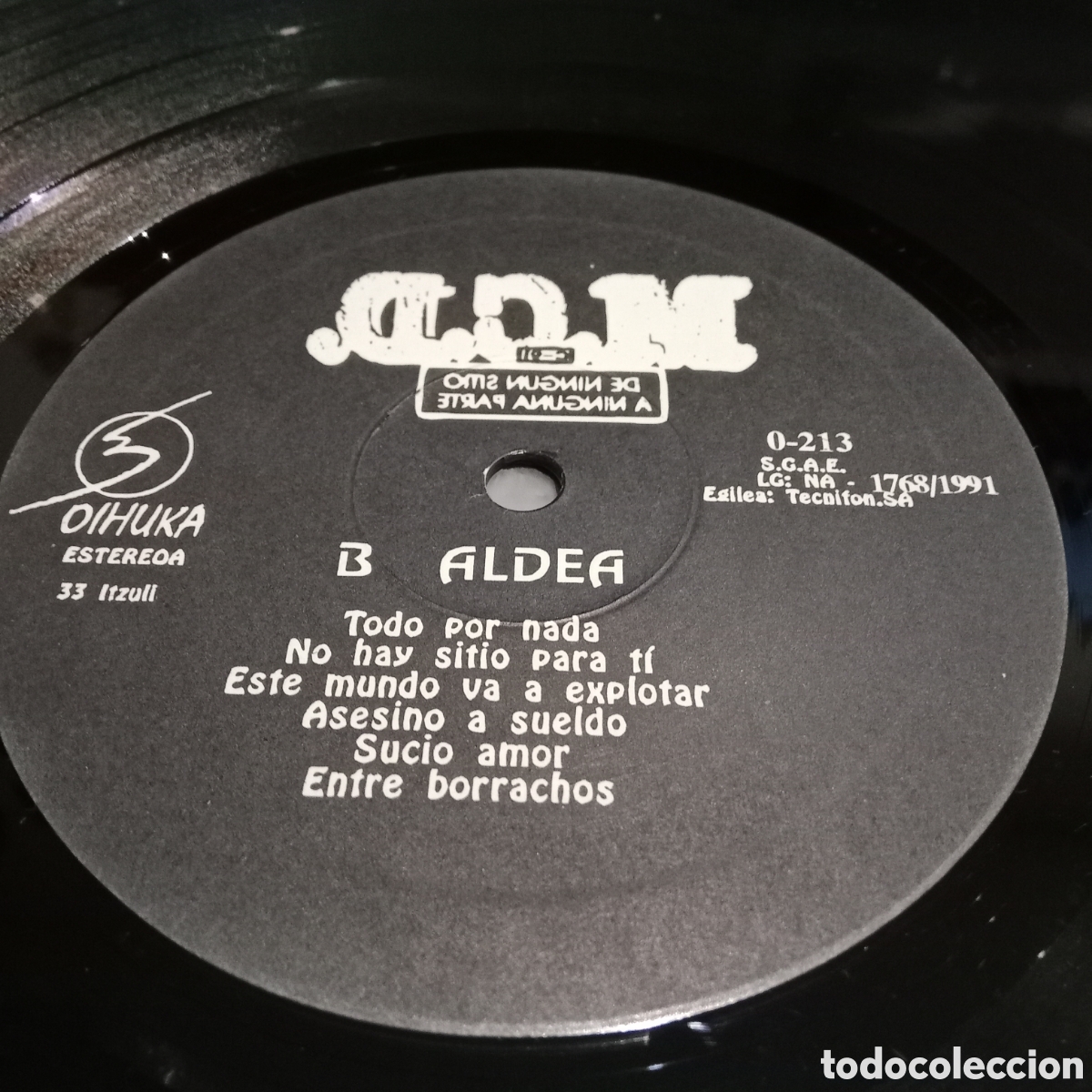 Discos de vinilo: MCD - DE NINGUN SITIO A NINGUNA PARTE - LP - Foto 8