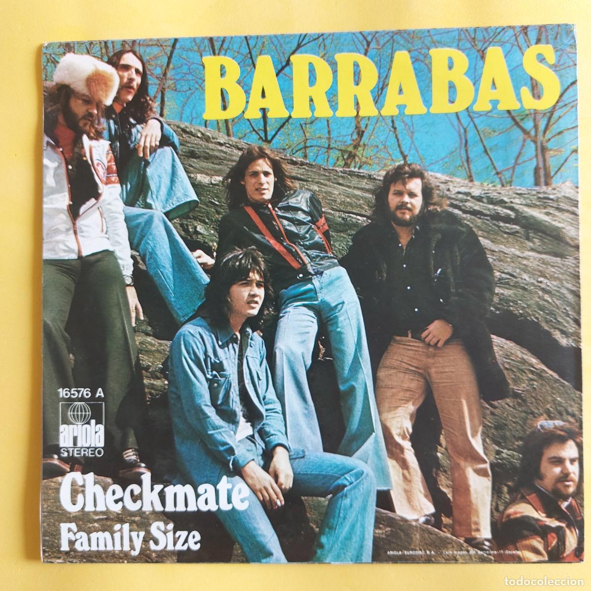 Discos de vinilo: SINGLE * BARRABAS * CHECKMATE - Foto 1