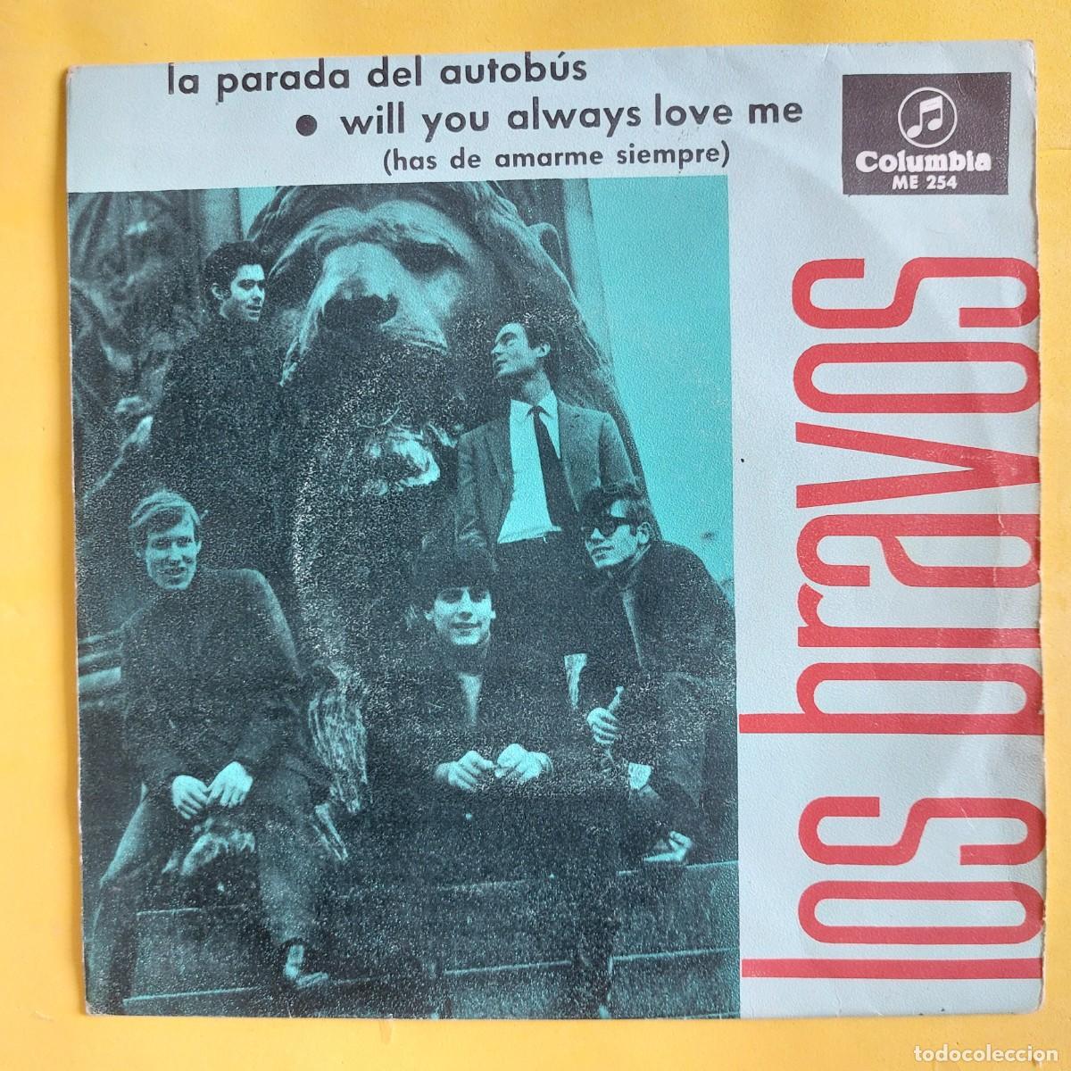 Discos de vinilo: SINGLE * LOS BRAVOS * PARADA DEL AUTOBUS - Foto 1
