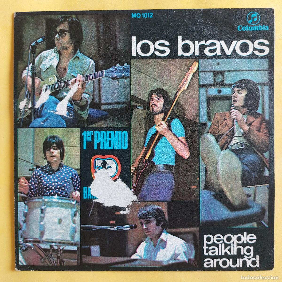 Discos de vinilo: SINGLE * LOS BRAVOS * PEOPLE TALKING AROUND - Foto 1