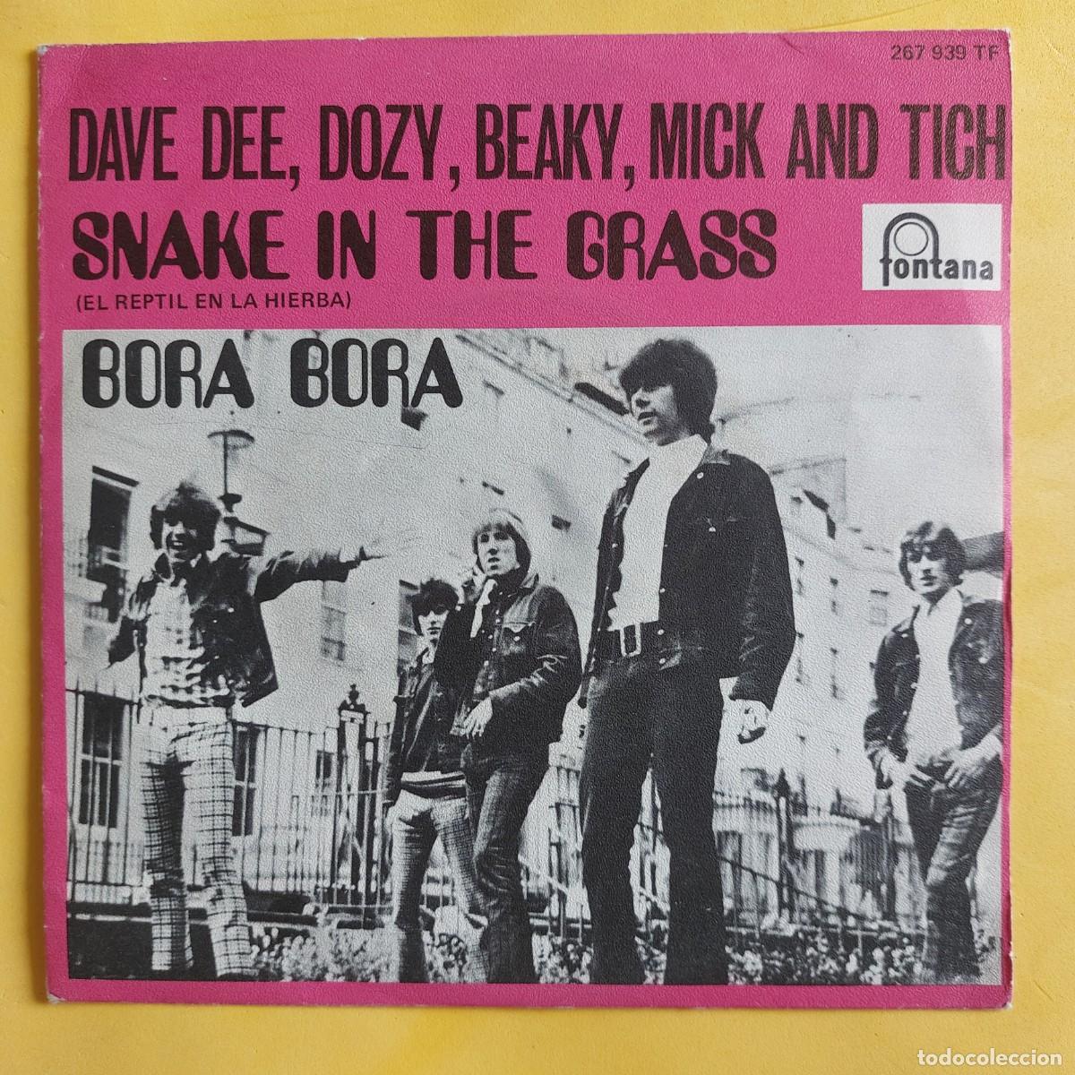 Discos de vinilo: SINGLE - DAVE DEE, DOZY, BEAKY, MICK & TICH * SNAKE IN THE GRASS - Foto 1