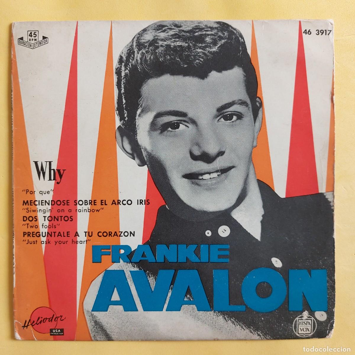 Discos de vinilo: EP * FRANKIE AVALON * WHY - Foto 1