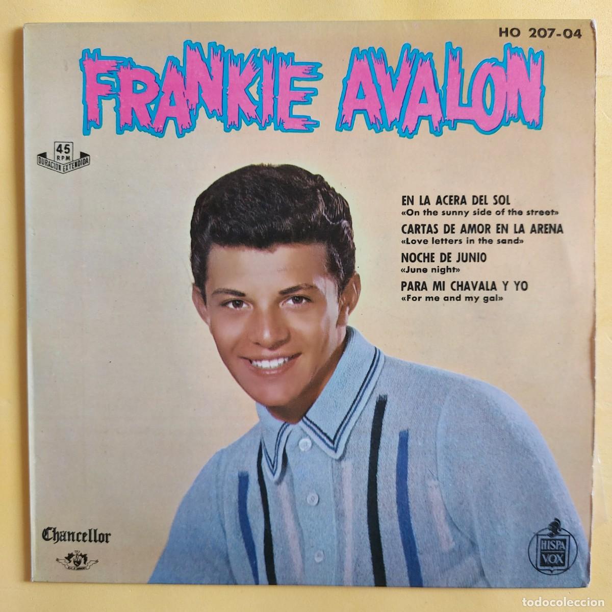 Discos de vinilo: EP * FRANKIE AVALON * EN LA ACERA DEL SOL - Foto 1