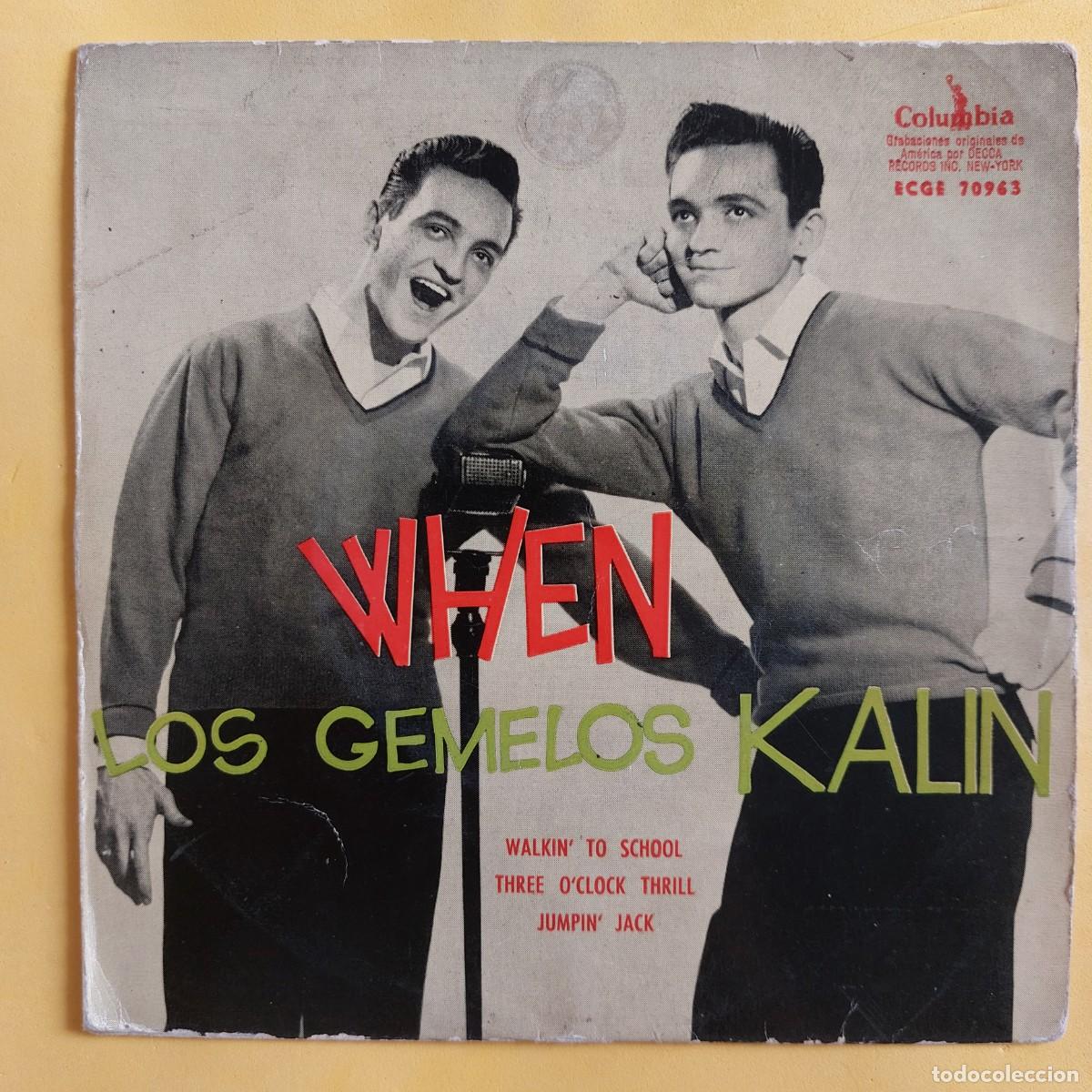 Discos de vinilo: EP * LOS GEMELOS KALIN * WHEN - Foto 1