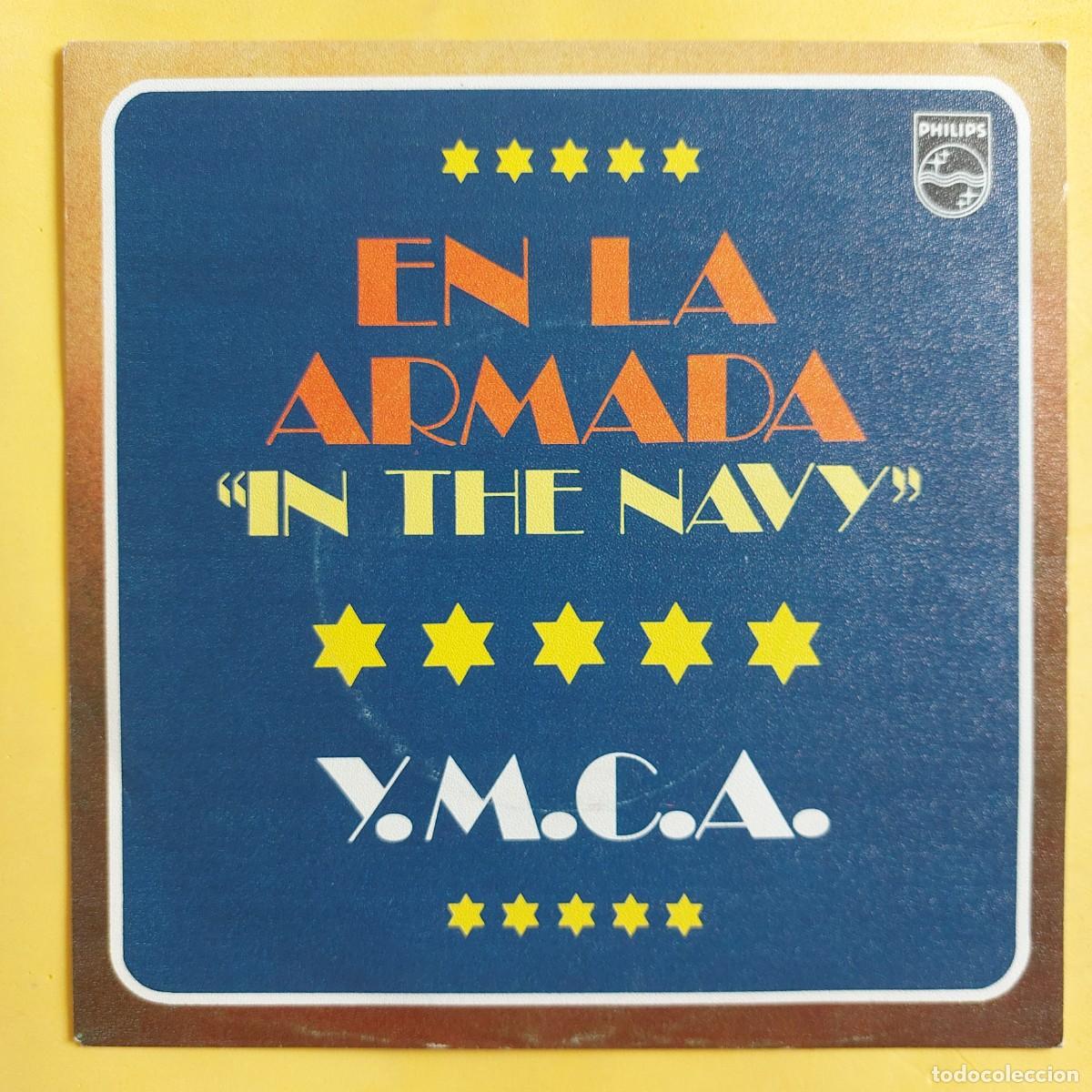 Discos de vinilo: SINGLE * GUILLERMO * EN LA ARMADA ( Y.M.C.A. ) / EN LA ARMADA ( IN THE NAVY ) - Foto 1
