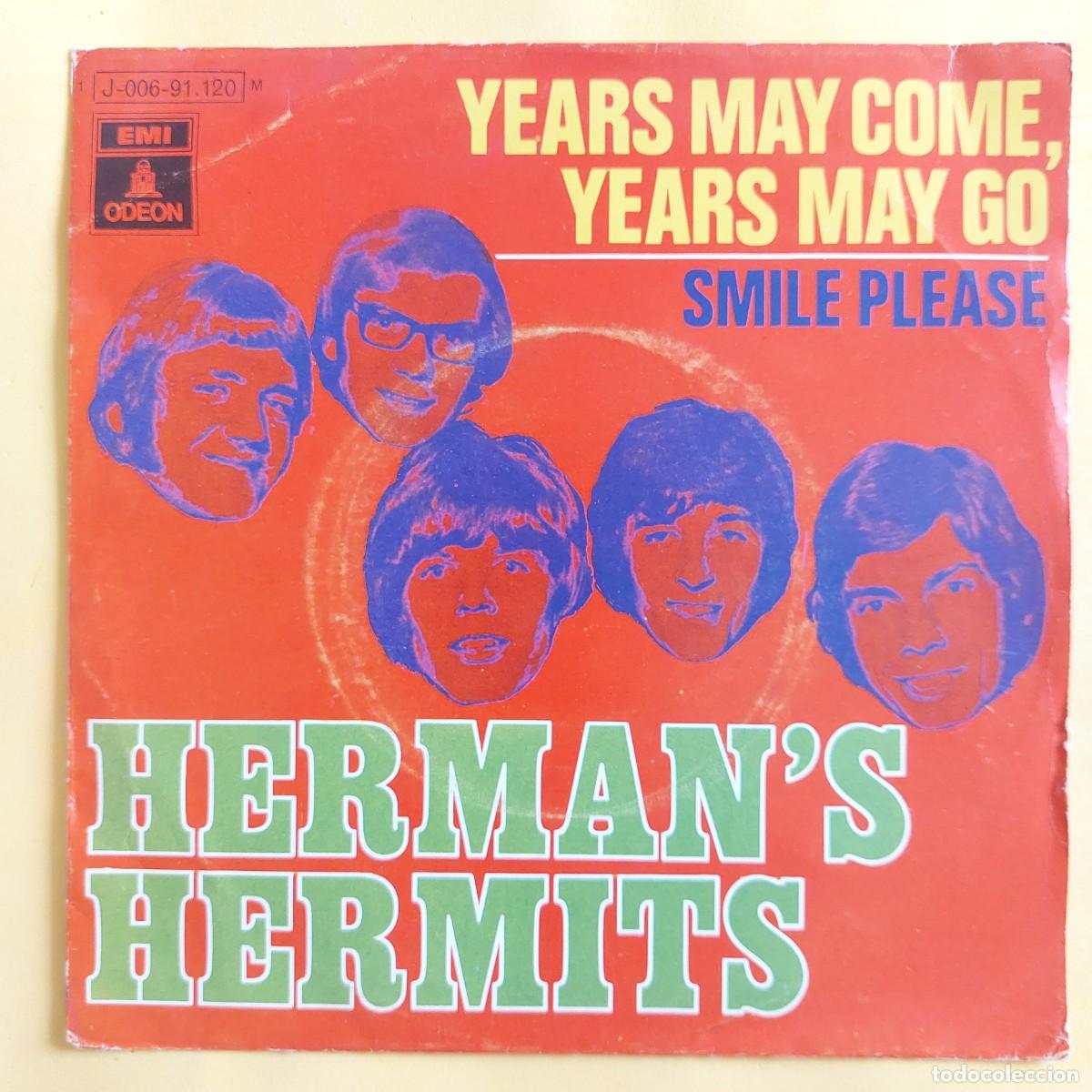 Discos de vinilo: SINGLE * HERMAN S HERMITS * SMILE PLEASE - Foto 1