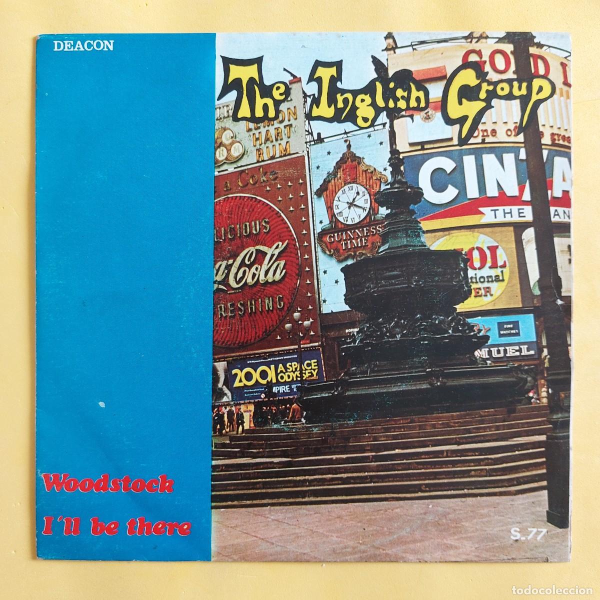 Discos de vinilo: SINGLE * THE INGLISH GROUP * WOODSTOCK - Foto 1
