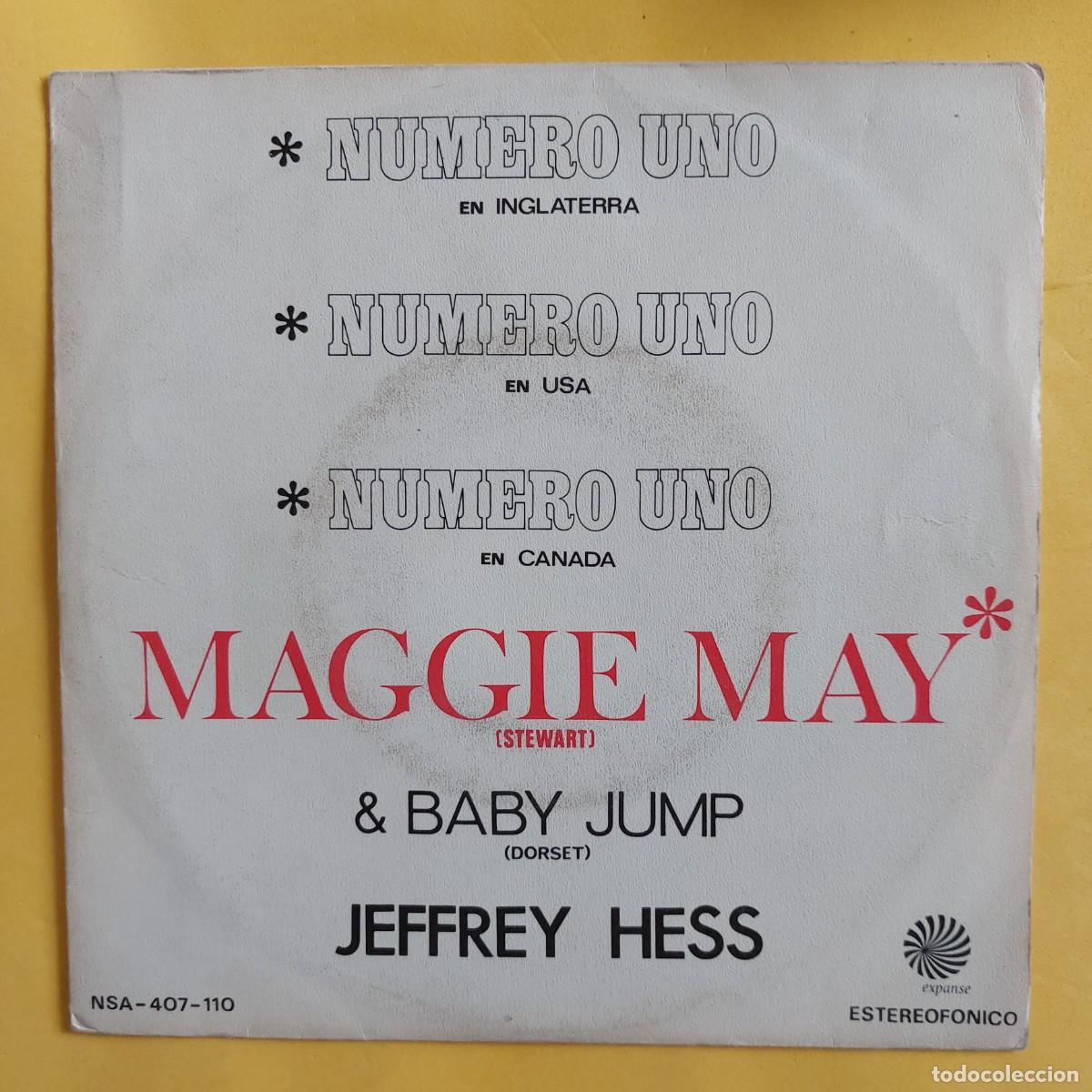 Discos de vinilo: SINGLE * JEFFREY HESS * MAGGIE MAY - Foto 1