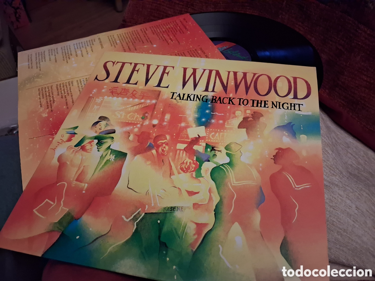 Vinyl records: Steve Winwood&nbsp;lp &nbsp;Talking Back To The Night original con encarte