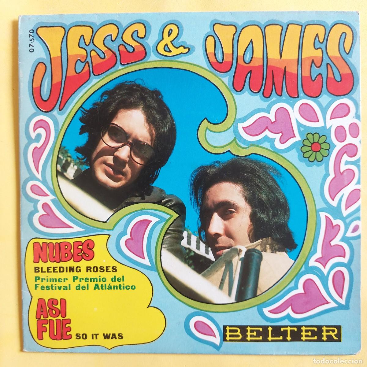 Discos de vinilo: SINGLE * JESS & JAMES * NUBES - Foto 1