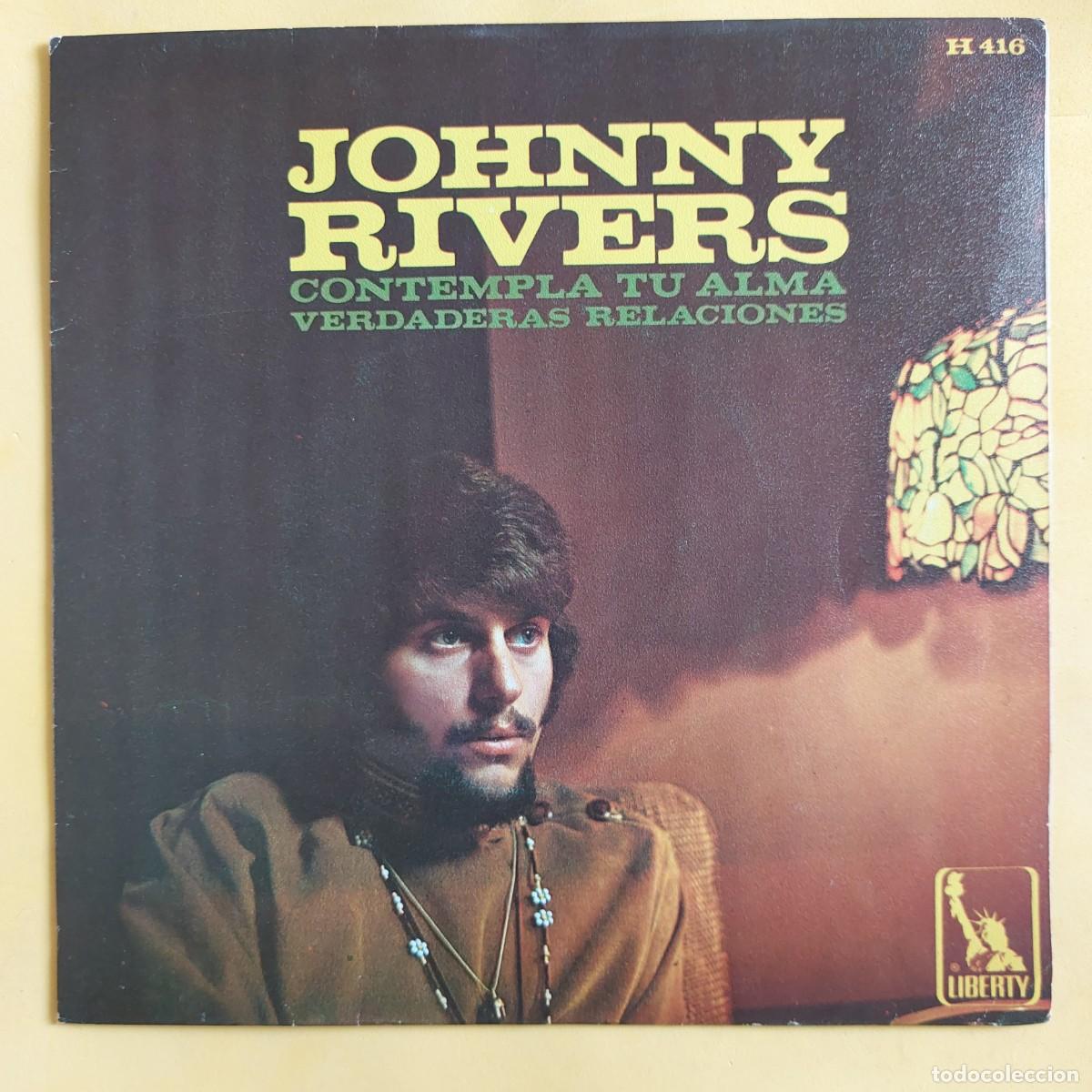 Discos de vinilo: SINGLE * JOHNNY RIVERS * CONTEMPLA TU ALMA - Foto 1