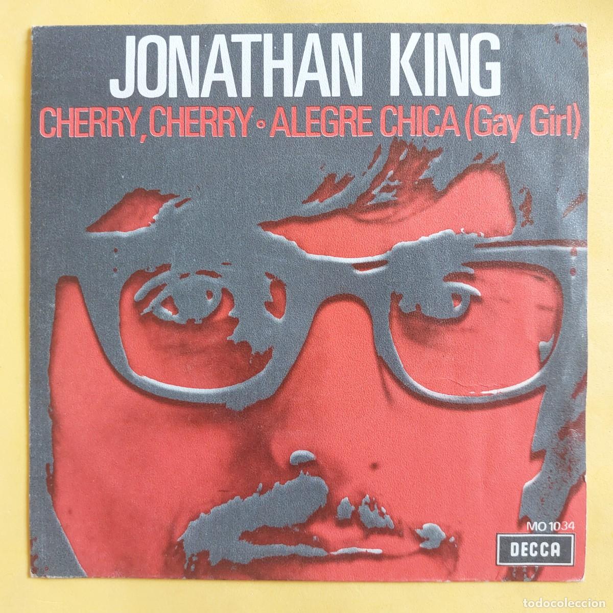 Discos de vinilo: SINGLE * JONATHAN KING * CHERRY, CHERRY - Foto 1