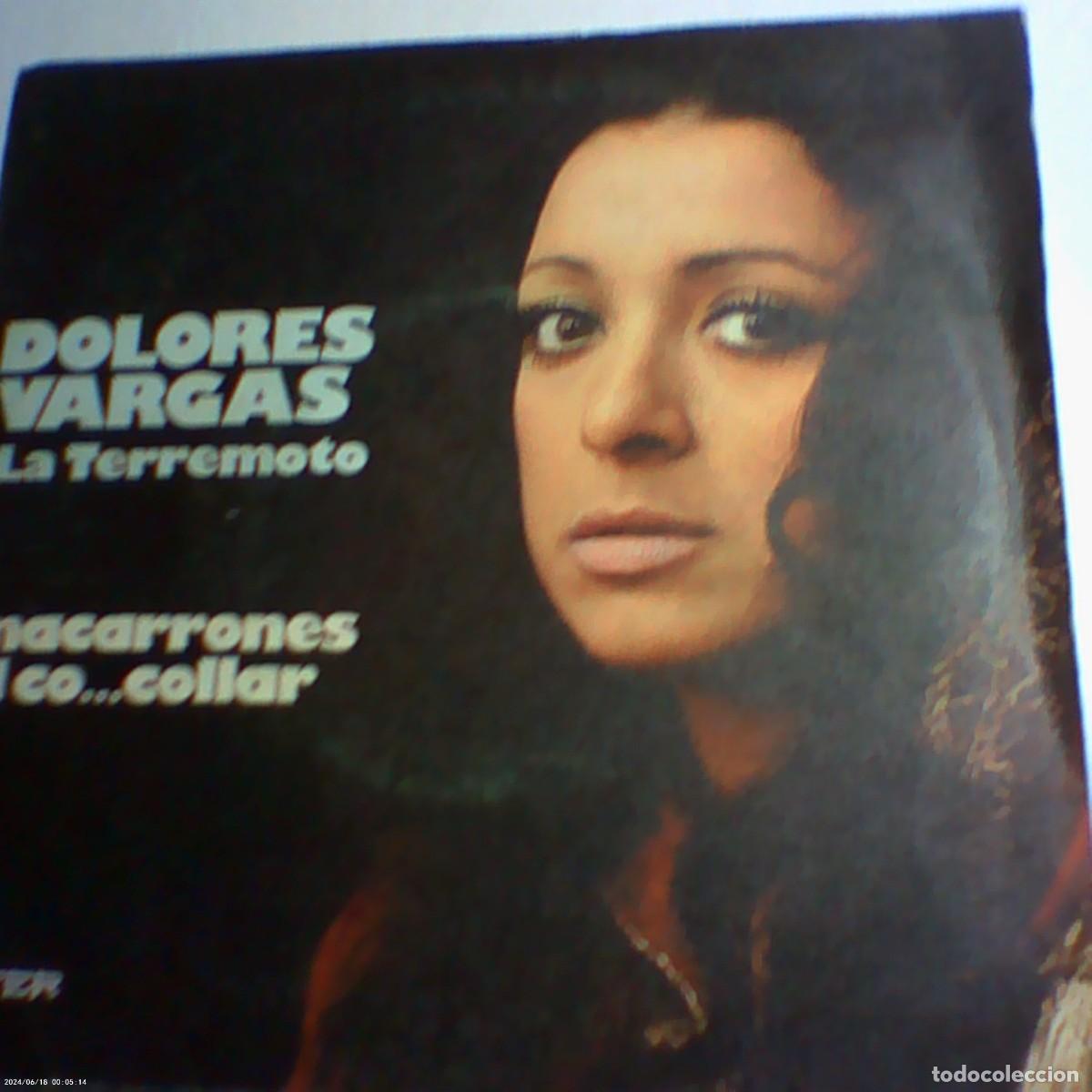 Discos de vinil: single dolores vargas la terremoto. macarrones. el collar. belter 1974 spain (seminuevo)