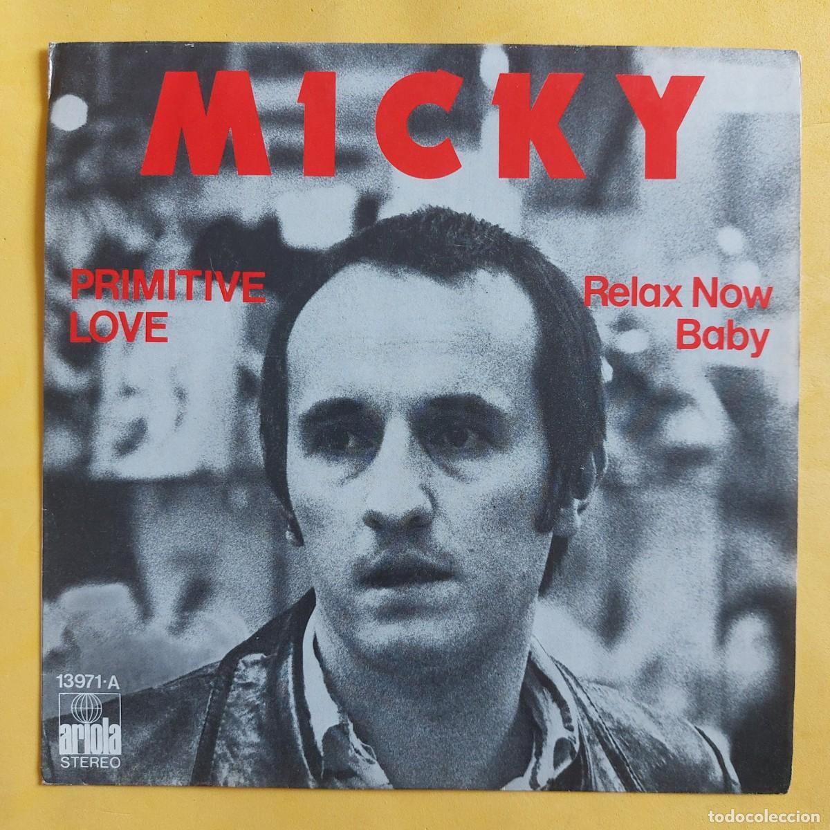 Discos de vinilo: SINGLE * MICKY * PRIMITIVE LOVE - Foto 1