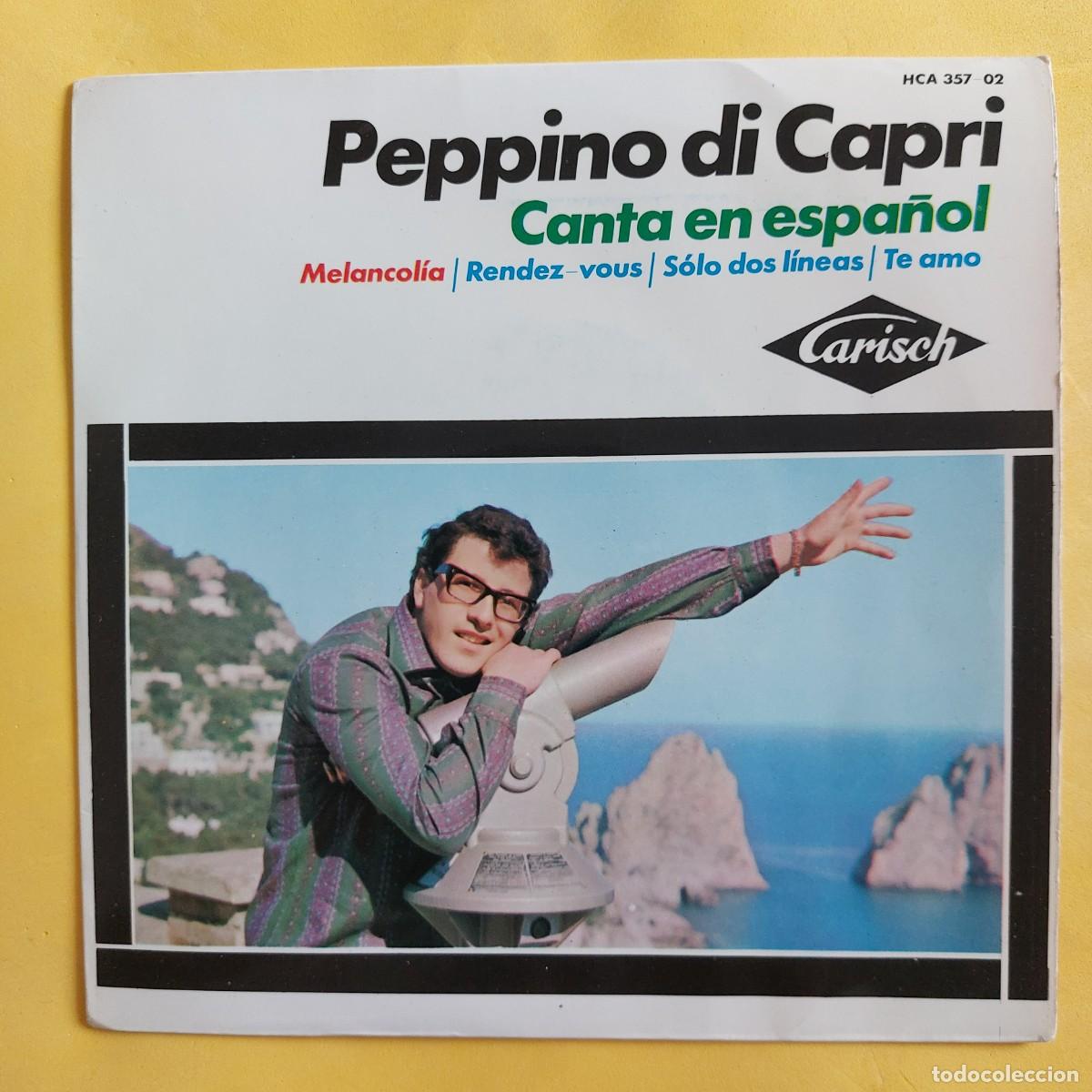 Discos de vinilo: EP * PEPPINO DI CAPRI * MELANCOLIA - Foto 1