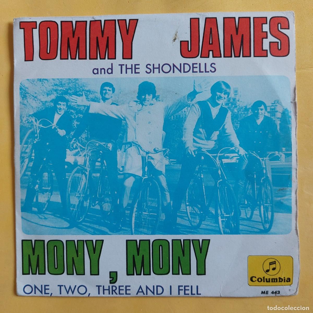 Discos de vinilo: SINGLE * TOMMY JAMES AND THE SHONDELLS * MONY MONY - Foto 1