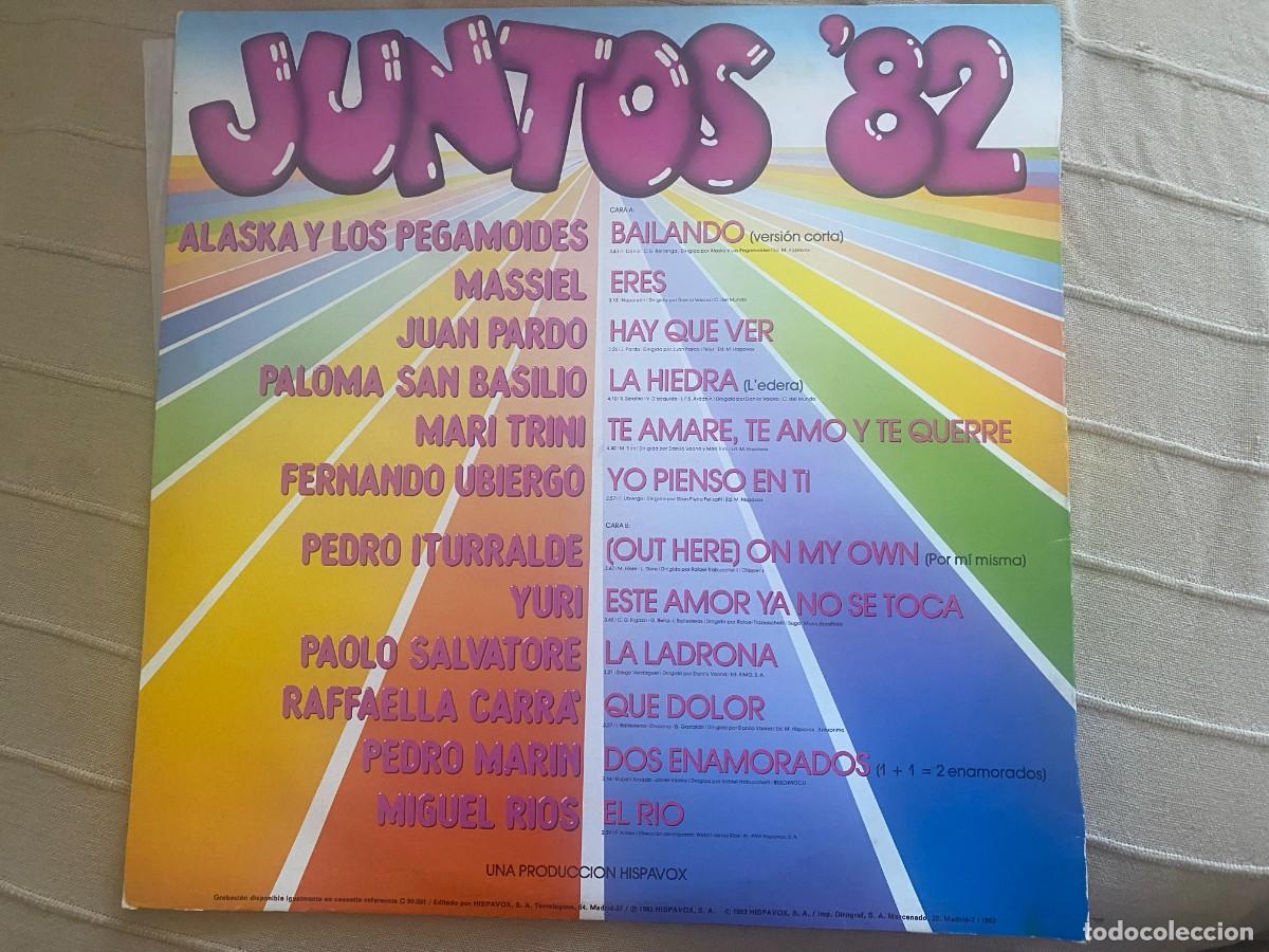 Discos de vinilo: LP JUNTOS 82 - VARIOS EXITOS - Foto 2