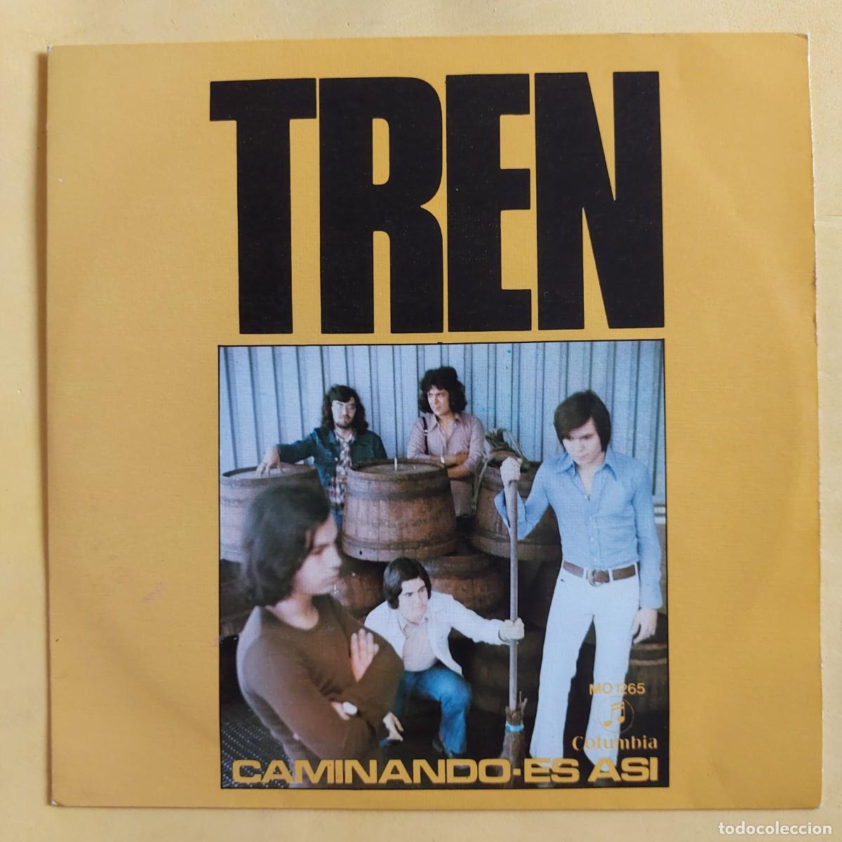 Discos de vinilo: SINGLE * TREN * CAMINANDO - Foto 1