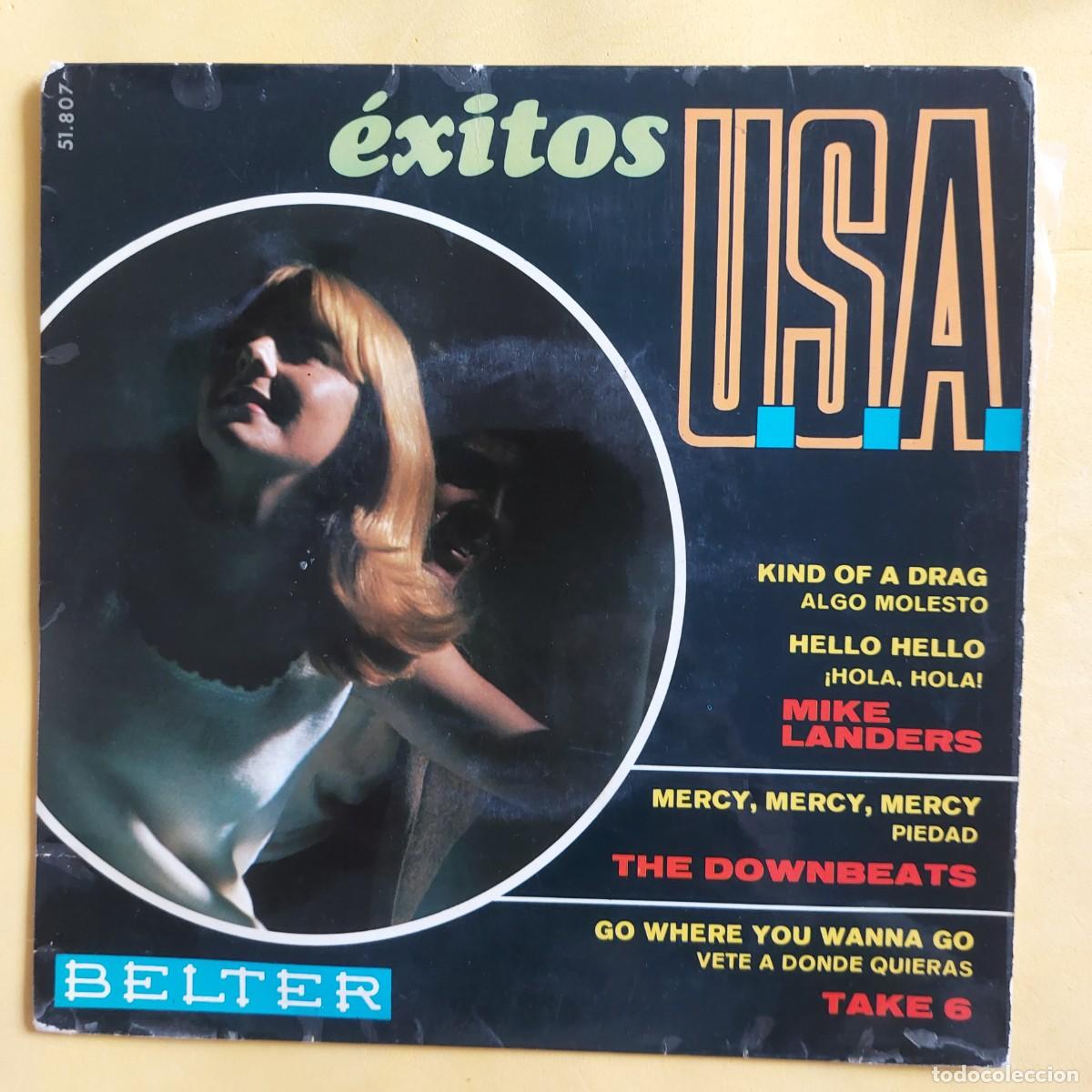 Discos de vinilo: EP * MIKE LANDERS * DOWNBEATS * TAKE 6 * EXITOS USA - Foto 1