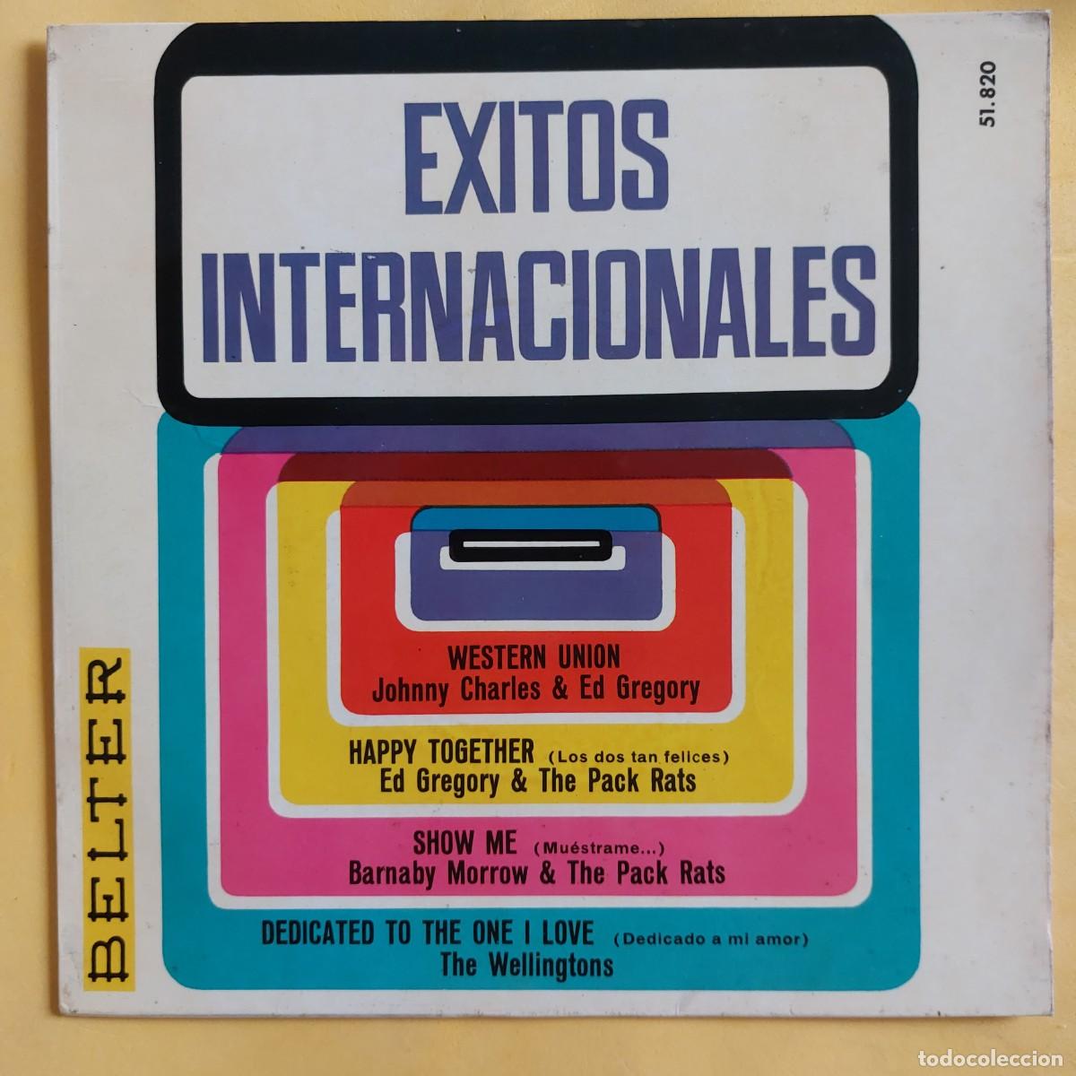 Discos de vinilo: EP * EXITOS INTERNACIONALES * JOHNNY CHARLES / ED GREGORY / BARNABY MORROW / WELLINGTONS - Foto 1