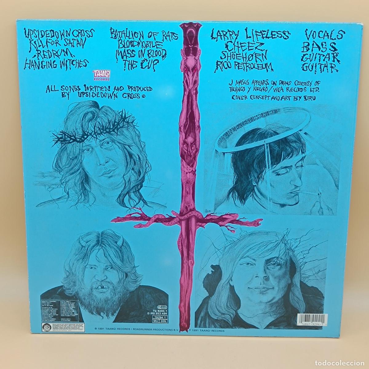 Discos de vinilo: VINILO LP UPSIDE DOWN CROSS. 1991. - Foto 2