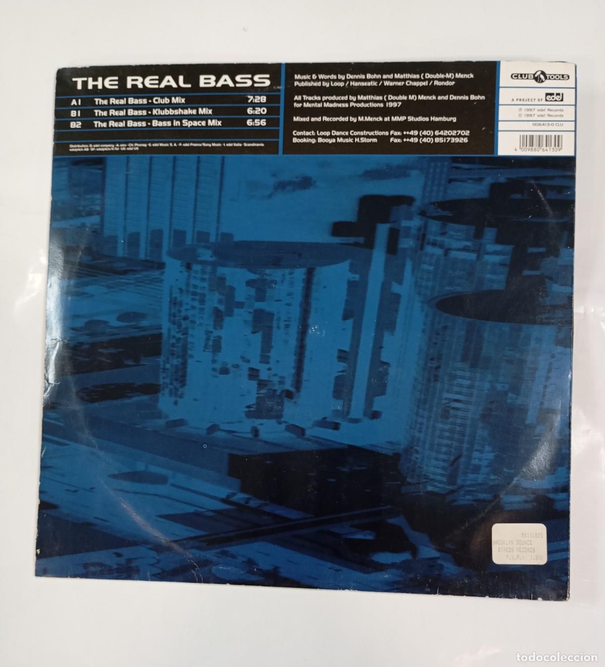 Discos de vinilo: THE REAL BASS. MAXI-SINGLE. TDKDA25 - Foto 2